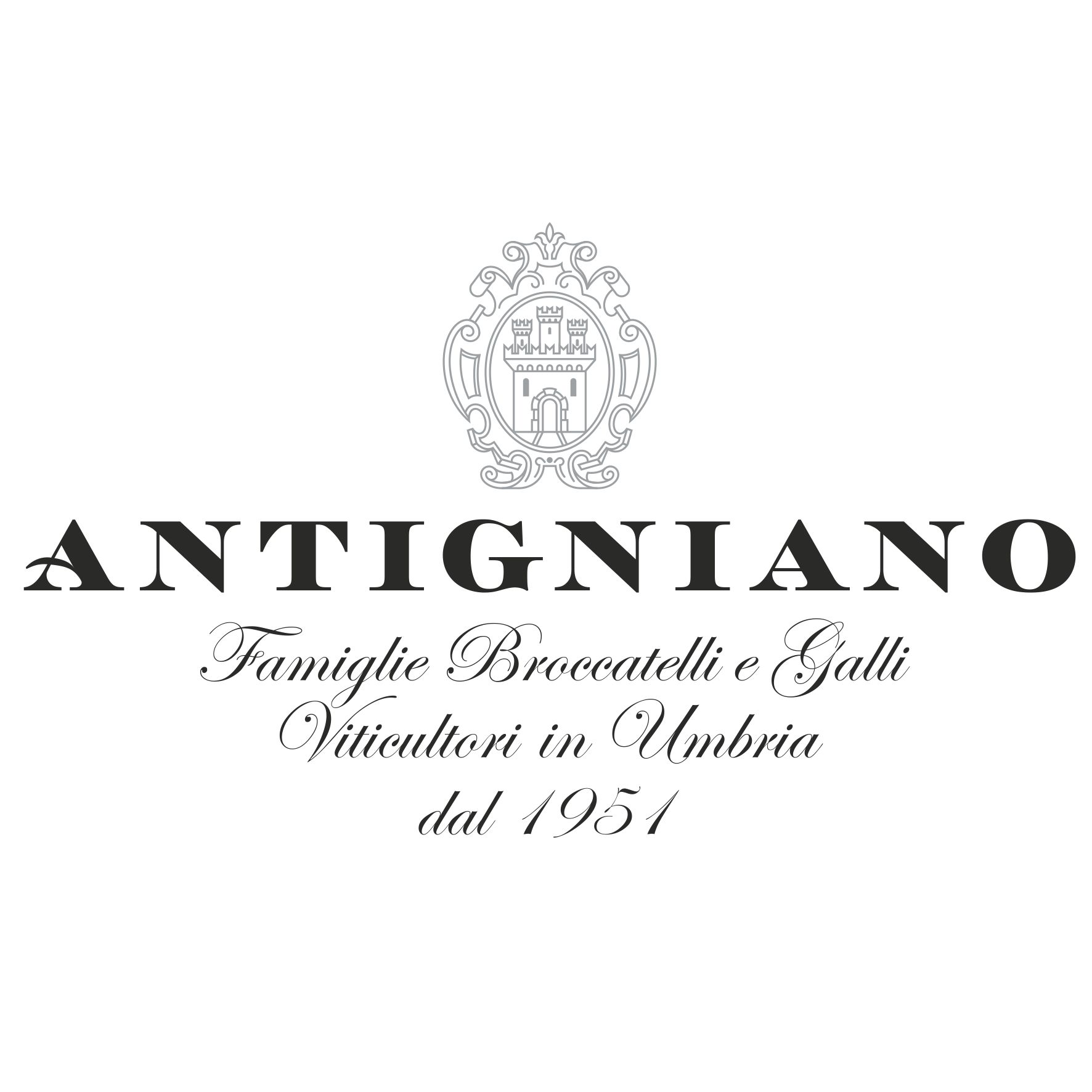 Logo Cantina Antigniano Brogal Vini a Cantalupo di Bevagna Perugia Umbria 