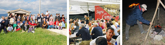 Festa per la Madonna della Pia a Castelbuono e Sagra della Lumaca a Cantalupo - Pro Loco Bevagna Perugia Umbria