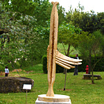 Forme Laceranti di Sestilio Burattini opera del parco della scultura di Castelbuono Bevagna Perugia Umbria