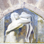 Dispari di Francesca Capitini opera del Parco della Scultura di Castelbuono Bevagna Perugia Umbria